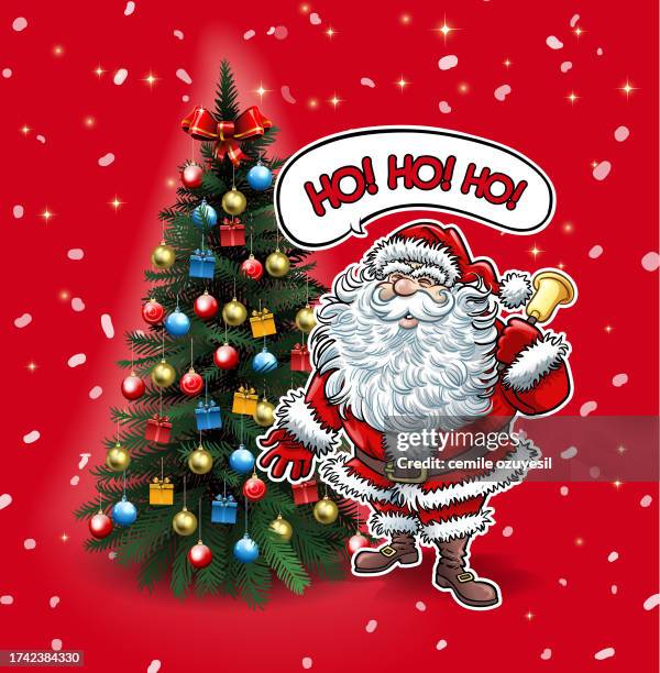 Gift Tree Shiny Post High-Res Vector Graphic - Getty Images