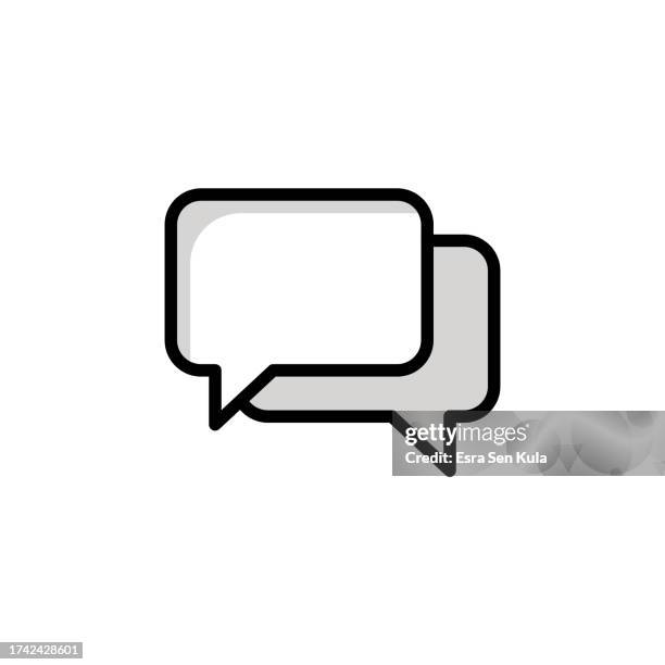 online conversation universal line icon design with editable stroke. suitable for web page, mobile app, ui, ux and gui design. - question mark icon editable stock illustrations