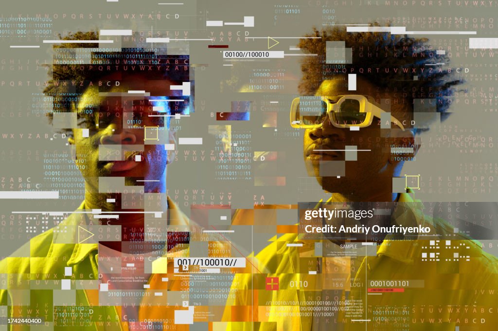 Metaverse portrait.