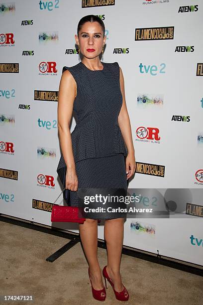 Diana Navarro attends the "Flamenco Para Tus Ojos" presentation at the Athenas Bar on July 22, 2013 in Madrid, Spain.