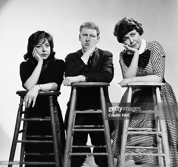 Pictured: Panelists Elaine May, Mike Nichols, Dorothy Loudon --