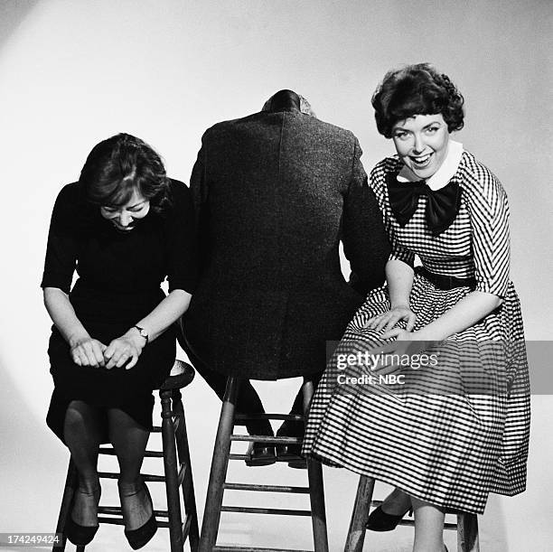 Pictured: Panelists Elaine May, Mike Nichols, Dorothy Loudon --