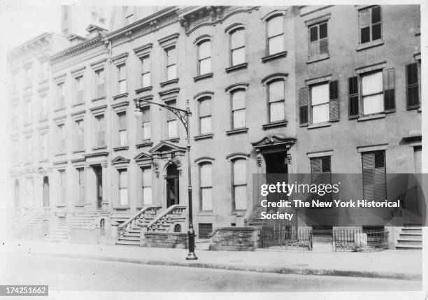 And 75 Remsen Street between Hicks Street and Henry Street, No. 77, Thomas Sullivan House, New York, New York, 1922.