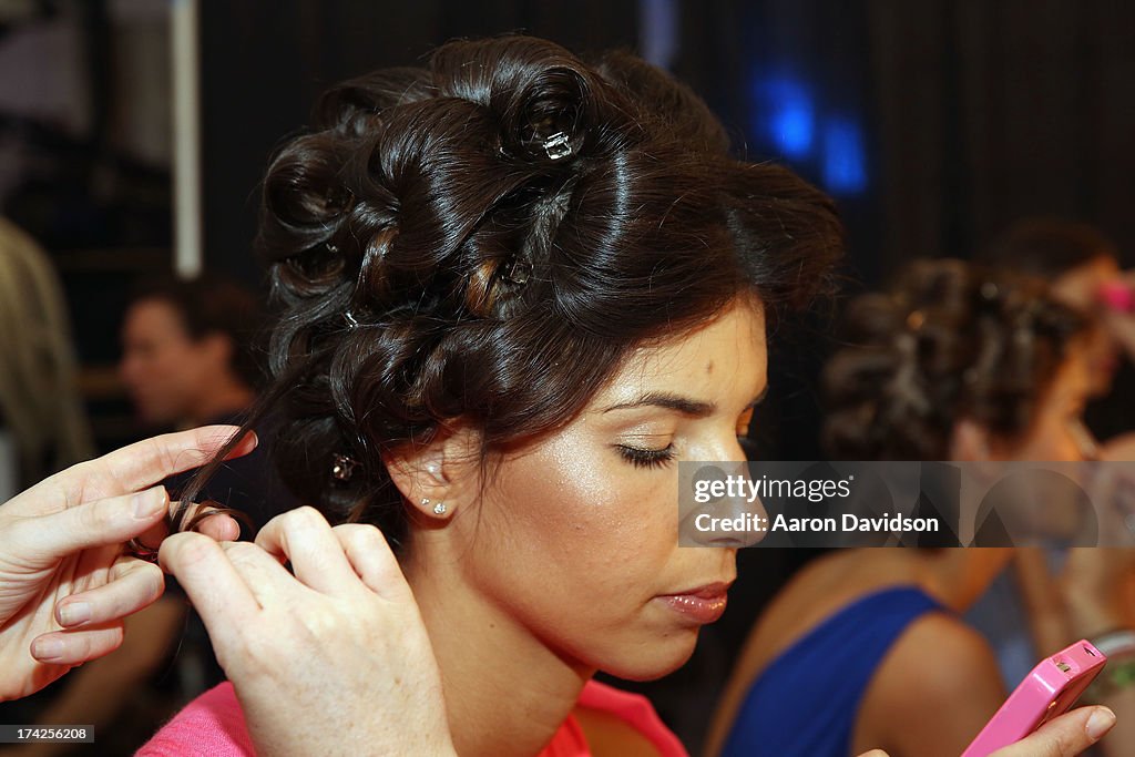 Naila/ Sauvage/ Zingara Swimwear At Mercedes-Benz Fashion Week Swim 2014 - Backstage