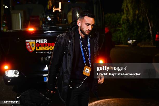 Adrien THOMASSON of Lens during the UEFA Champions League Group B match between Racing Club de Lens and Philips Sport Vereniging at Stade Felix...