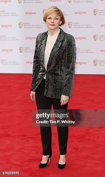 Maxine Peak attends the Arqiva British Academy Television Awards 2013 at the Royal Festival Hall on May 12, 2013 in London, England.