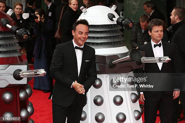Ant and Dec attend the Arqiva British Academy Television Awards 2013 at the Royal Festival Hall on May 12, 2013 in London, England.