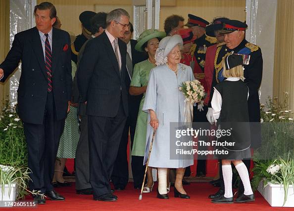Elizabeth Major British Prime Minister John Major , Queen Elizabeth The Queen Mother ...