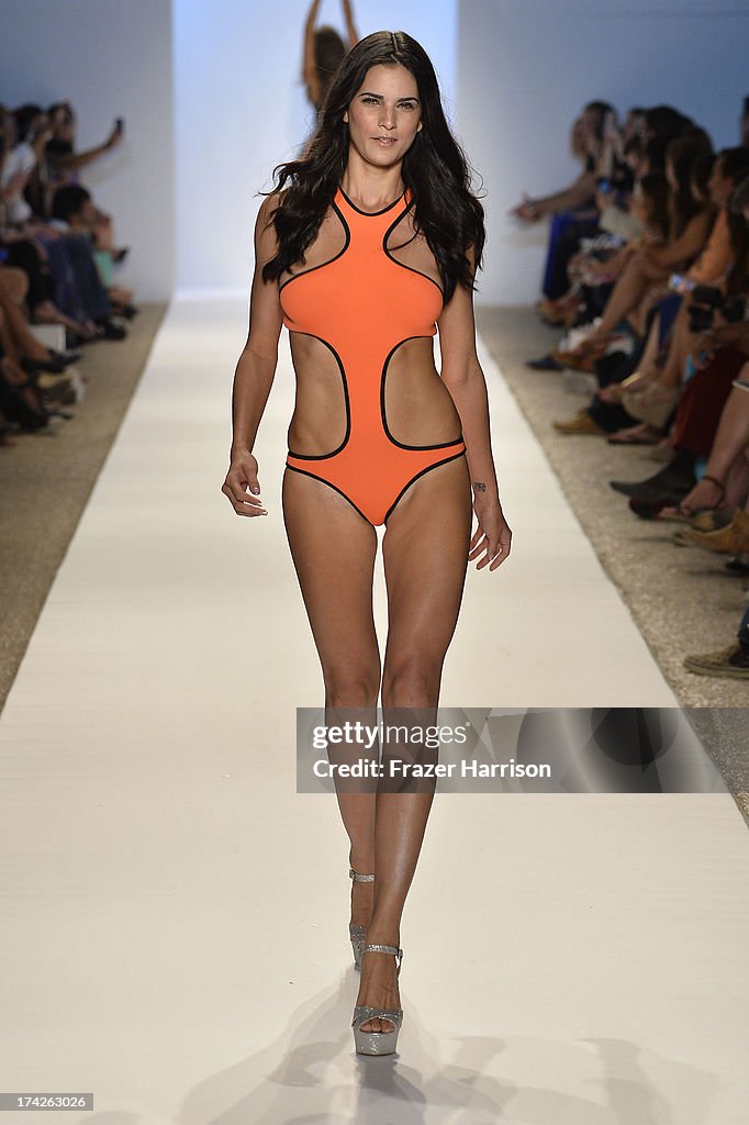 Anna Kosturova/Beach Riot/Lolli Swim/Manglar/Indah At Mercedes-Benz Fashion Week Swim 2014 - Runway