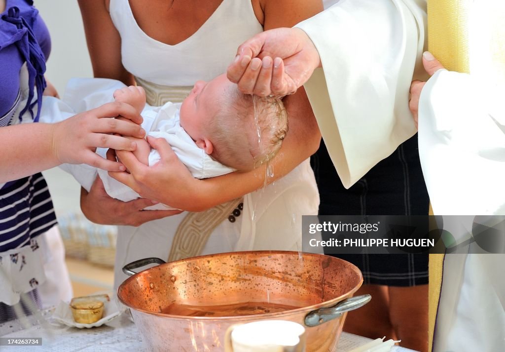 FRANCE-RELIGION-BAPTISM