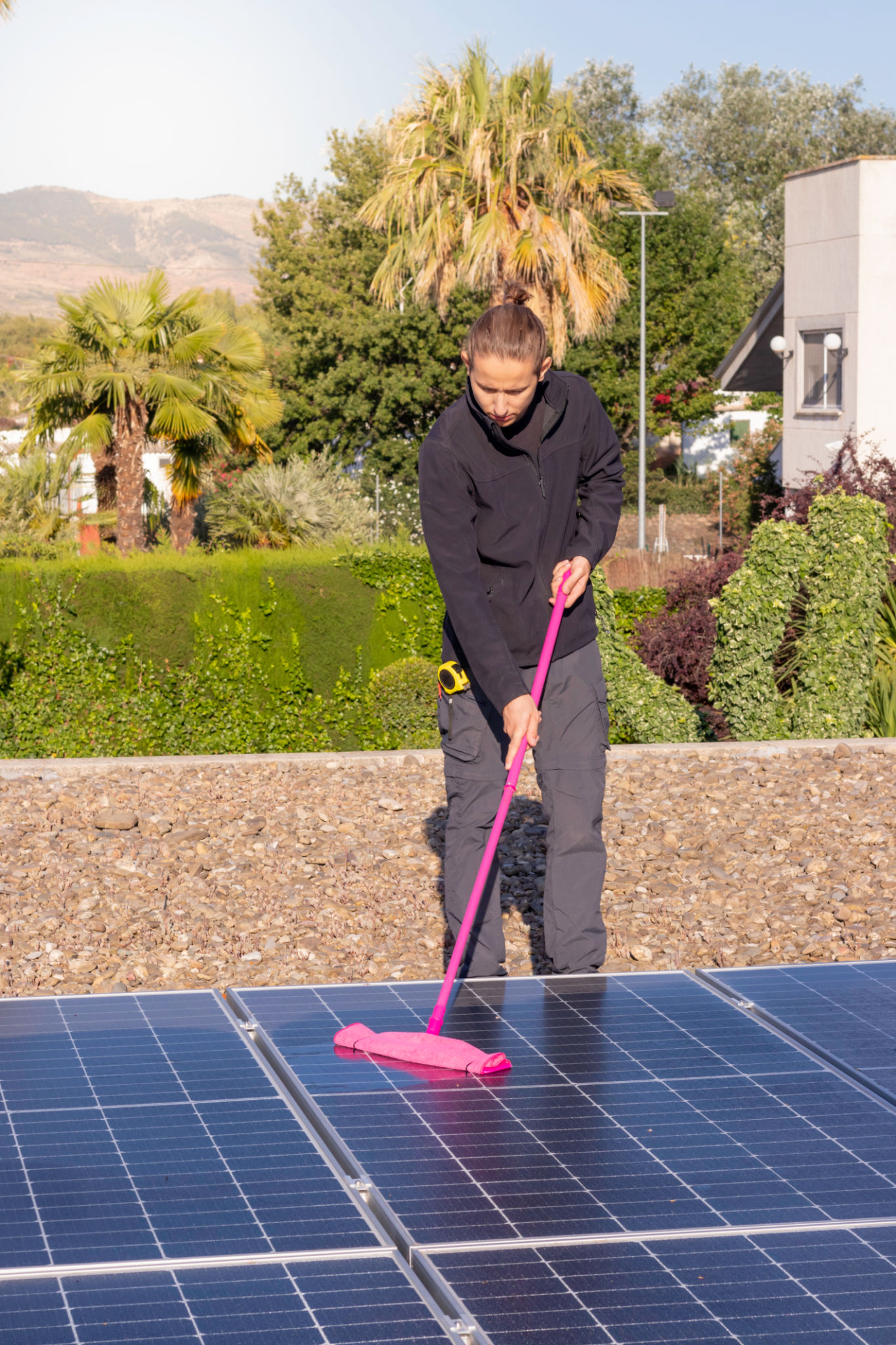 paneles solares limpieza