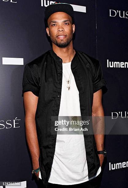 Chicago Bulls player Taj Gibson attends the JAY Z and D'USSE Cognac Host The Official Legends of the Summer After Party at Lumen on July 22, 2013 in...