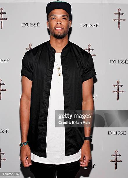 Chicago Bulls player Taj Gibson attends the JAY Z and D'USSE Cognac Host The Official Legends of the Summer After Party at Lumen on July 22, 2013 in...