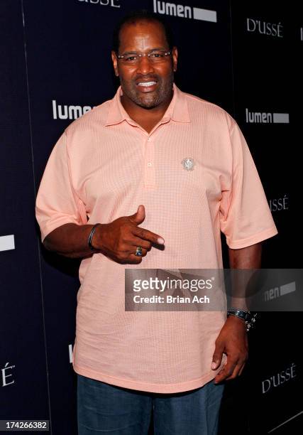 Former Chicago Bears player Richard Dent attends the JAY Z and D'USSE Cognac Host The Official Legends of the Summer After Party at Lumen on July 22,...