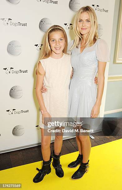 Donna Air and daughter Freya Aspinall attend the Dogs Trust Honours held at Home House on July 23, 2013 in London, England.