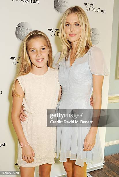 Donna Air and daughter Freya Aspinall attend the Dogs Trust Honours held at Home House on July 23, 2013 in London, England.