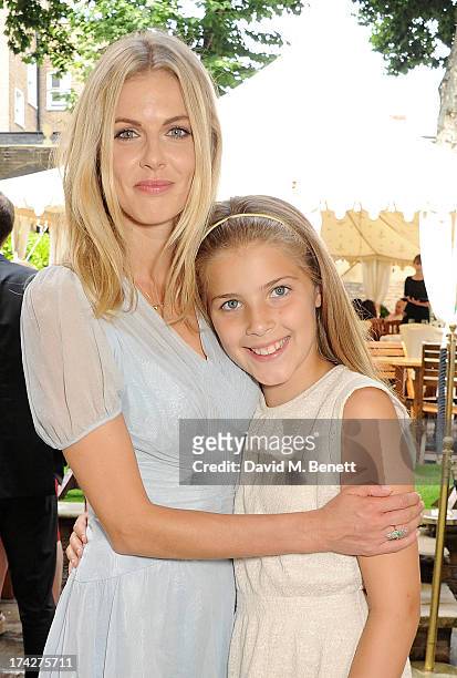Donna Air and daughter Freya Aspinall attend the Dogs Trust Honours held at Home House on July 23, 2013 in London, England.