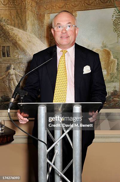 Dogs Trust Chairman Philip Daubeny speaks at the Dogs Trust Honours held at Home House on July 23, 2013 in London, England.