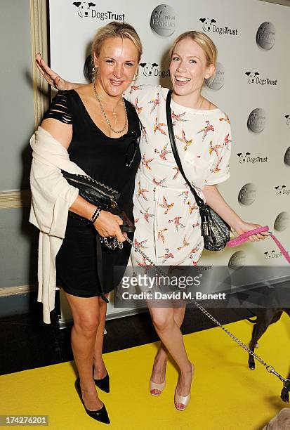 Caroline Shapiro and Tuuli Shipster attend the Dogs Trust Honours held at Home House on July 23, 2013 in London, England.