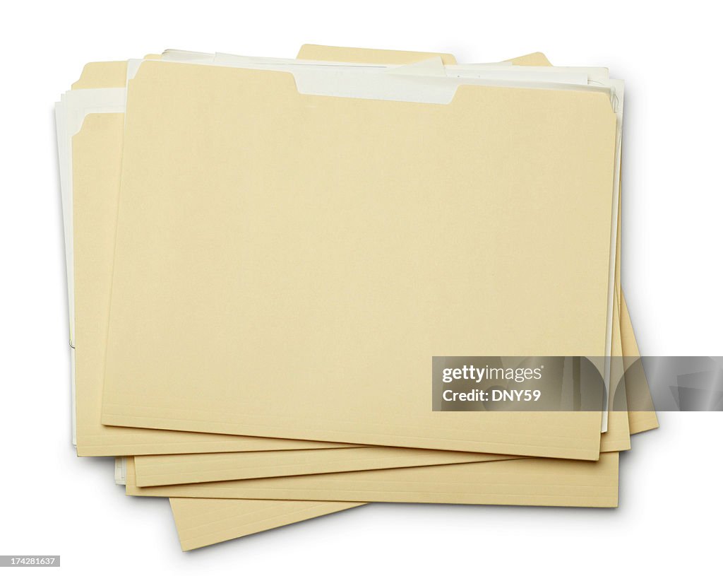 As pastas de ficheiros