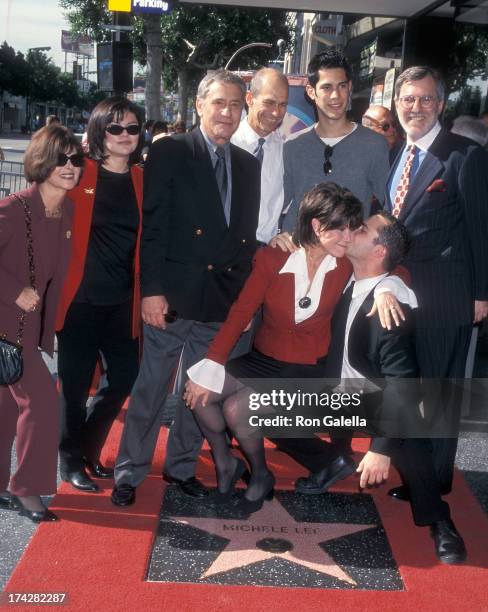 Actor James Farentino, son David, actress Michele Lee and husband Fred A. Rappoport attend Michele Lee Receives a Star on the Hollywood Walk of Fame...