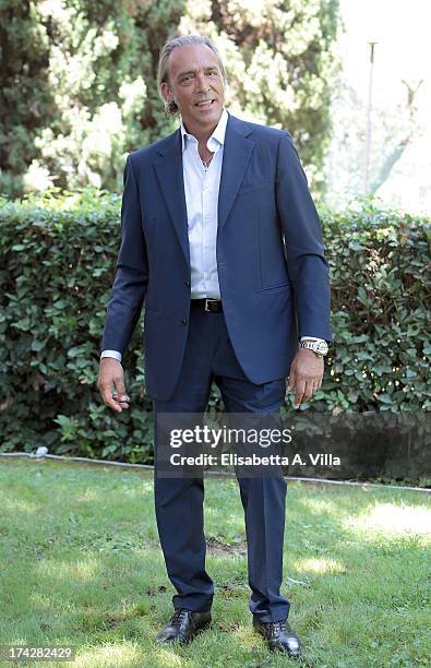 Actor Luca Ward attends 'La Tre Rose Di Eva 2' photocall at Mediaset Studios on July 23, 2013 in Rome, Italy.