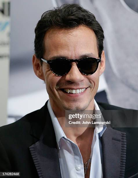 Singer Marc Anthony attends the Marc Anthony Fan Meet & Greet at the NBC Experience Store on July 23, 2013 in New York City.