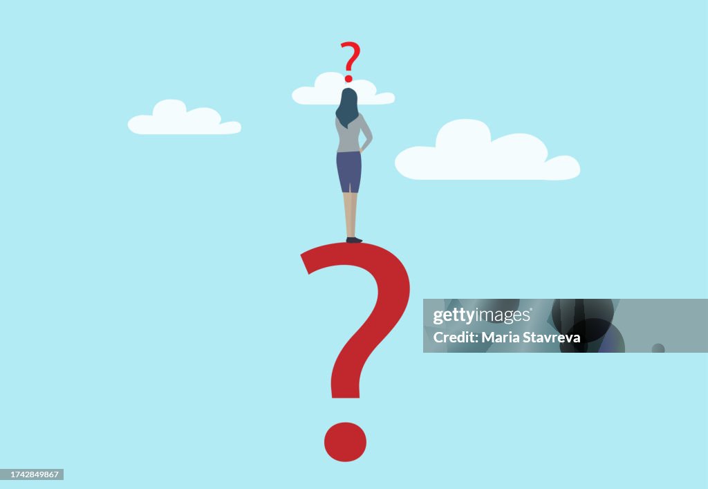 Question Open Line People Asking Question Line Conceptquestion Line High-Res Vector ...