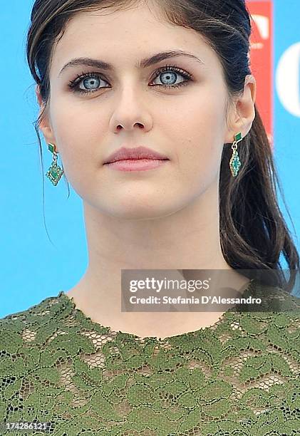 Alexandra Daddario attends 2013 Giffoni Film Festival photocall on July 23, 2013 in Giffoni Valle Piana, Italy.