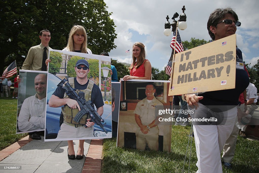 News Conference Held To Unveil Petition Asking House To Investigate Benghazi Embassy Attack