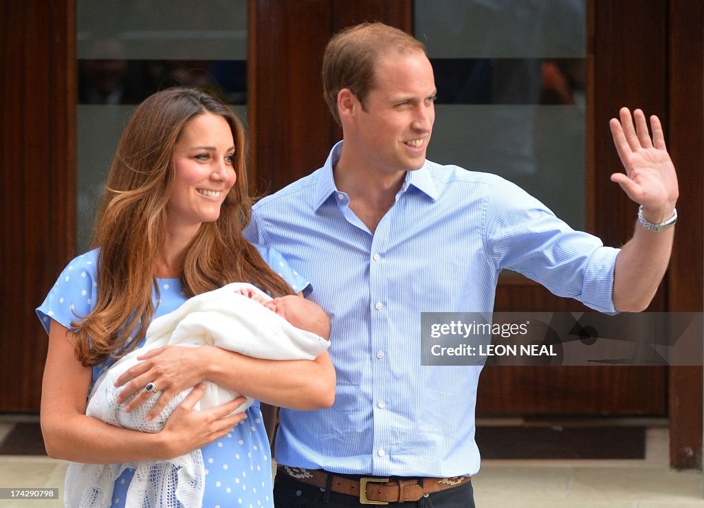 TOPSHOT-BRITAIN-ROYALS-BABY