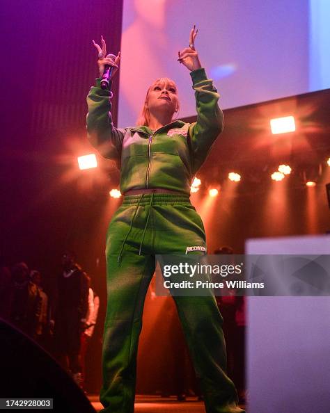 Latto performs during Gucci Mane "Breath of Fresh Air" Album Release
