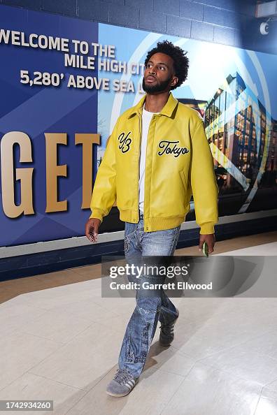 Braxton Key of the Denver Nuggets arrives to the arena before the ...