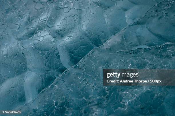 full frame shot of ice - andree thorpe stock pictures, royalty-free photos & images