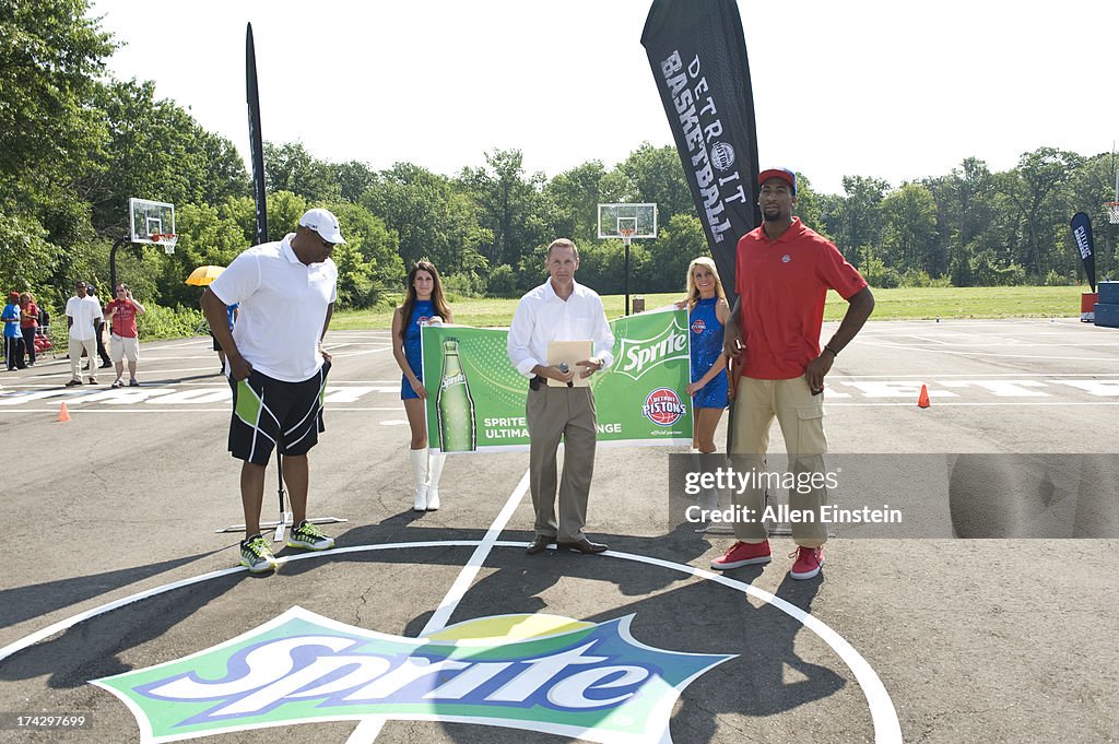 Detroit Pistons Renovate Detroit Basketball Courts