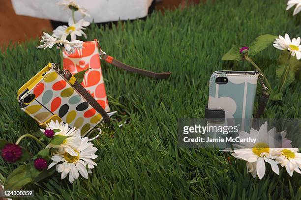 Product display at the Orla Kiely for Target Preview Party on July 23, 2013 in New York City.