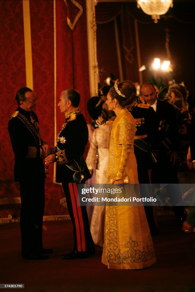 Meeting Between Reza Pahlavi And Bernhard Of Holland