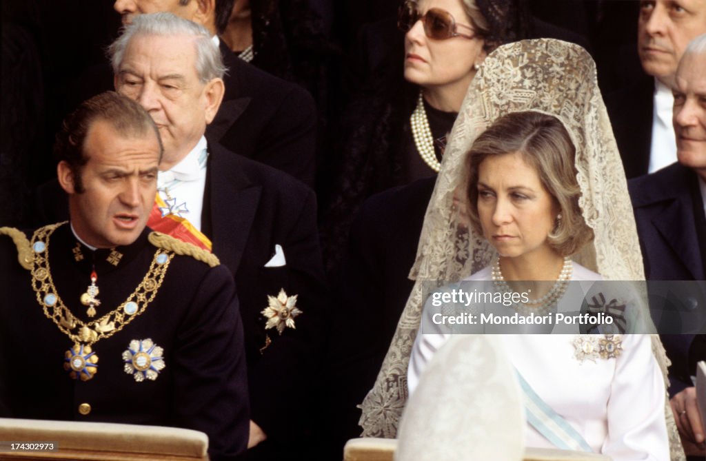 Juan Carlos And His Wife Sophia Of Greece