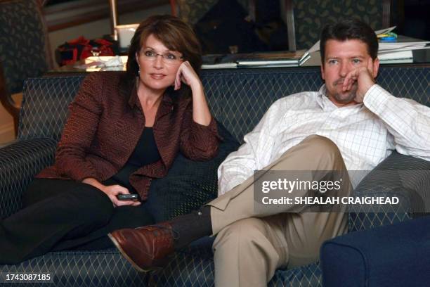 This picture provided by the campaign of Republican presidential candidate John McCain shows his running mate Alaska Governor Sarah Palin and her...