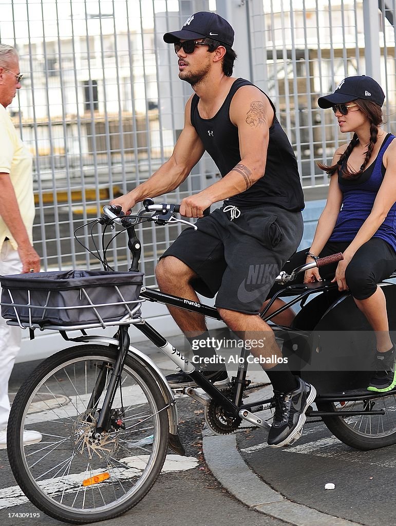 Celebrity Sightings In New York City - July 23, 2013