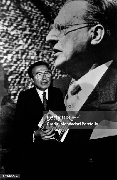 Italian journalist and member of the Parliament Giulio Andreotti attending the National Friendship Day organized by the Christian Democratic Party ....