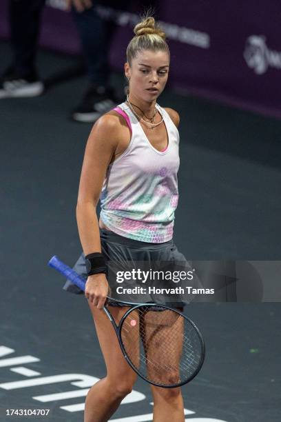 Ekaterina Makarova in action during her second round match against Patricia Maria Tig of Romania during the Transylvania Open WTA250 2023 at the...