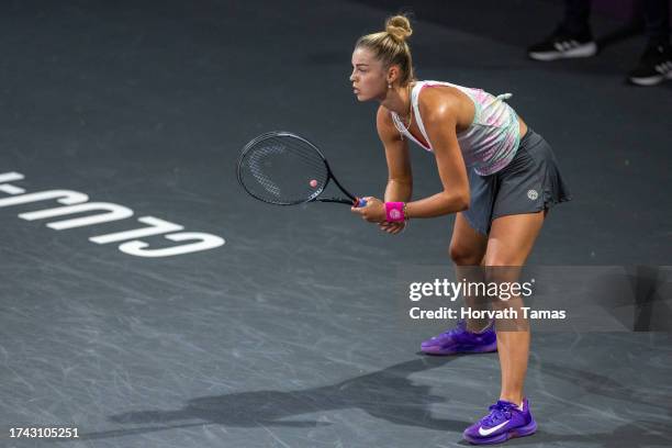 Ekaterina Makarova in action during her second round match against Patricia Maria Tig of Romania during the Transylvania Open WTA250 2023 at the...