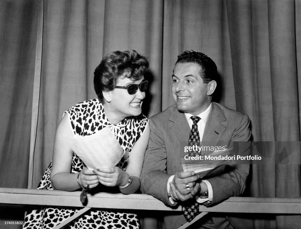 Natalino Otto And Flo Sandon'S Smiling