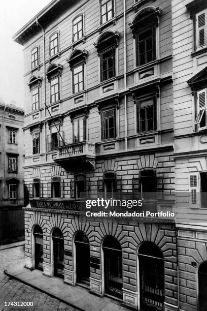 First headquarters of the Banca Nazionale del Lavoro e della Cooperazione. Rome, 1927.