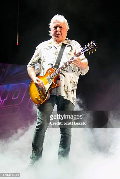 Mick Ralphs of Bad Company performs in concert at DTE Energy Center on July 23, 2013 in Clarkston, Michigan.
