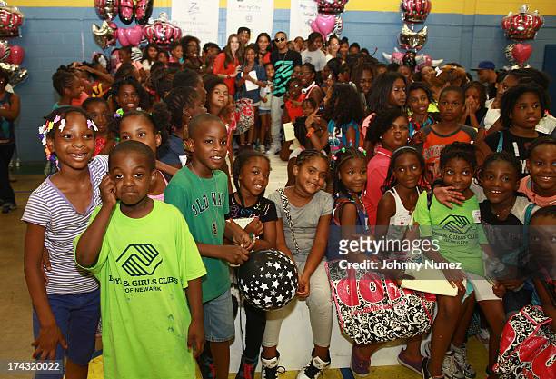 General view of the atmosphere at Angela Simmons' Boys & Girls Club Event at Boys & Girls Club on July 23, 2013 in Newark, New Jersey.