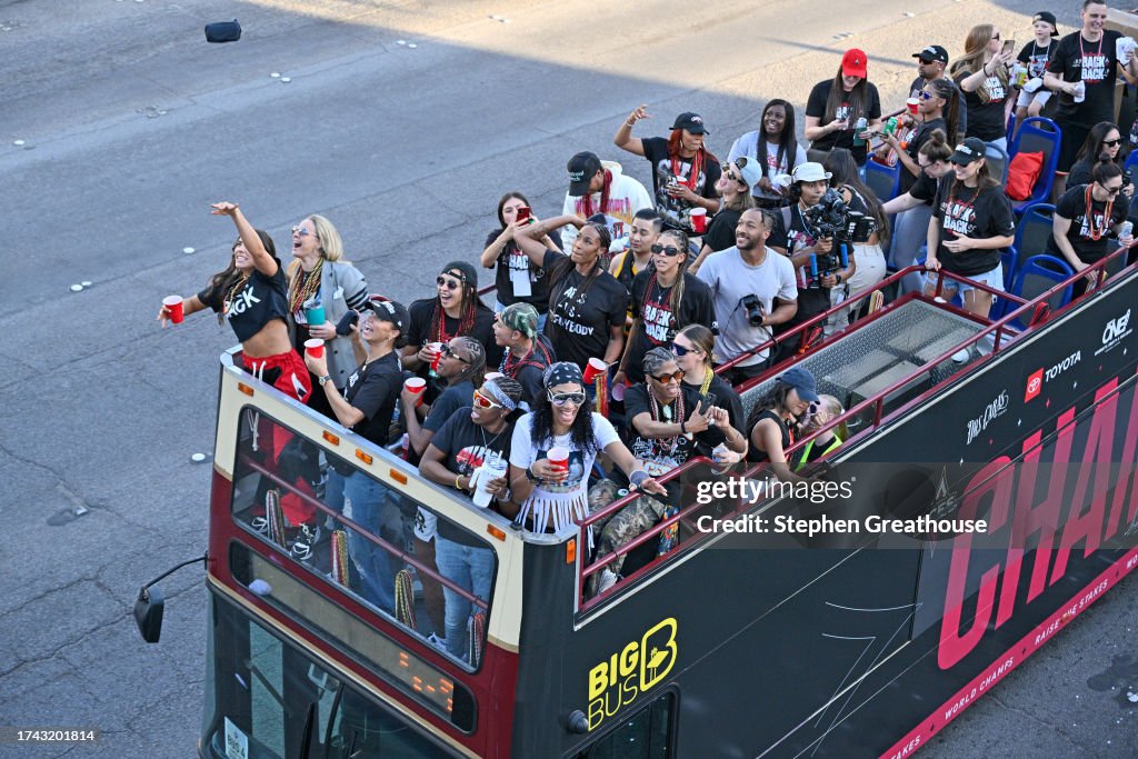 Las Vegas Aces WNBA Championship Parade