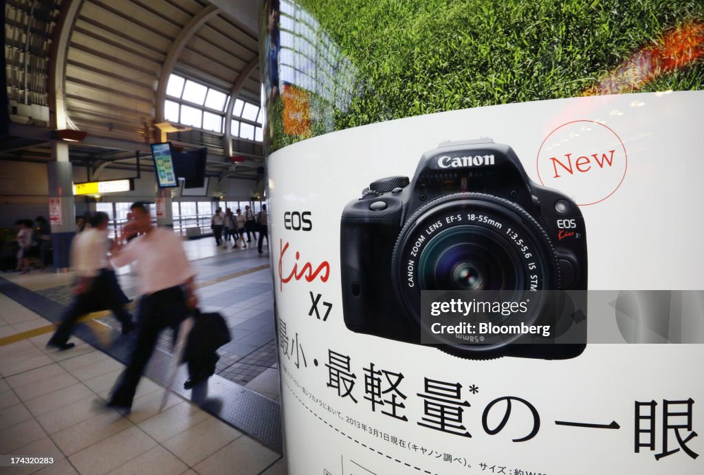 General Images Of Canon Ahead Of Second Quarter Results