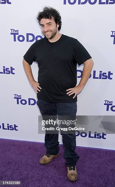 Actor David Krumholtz arrives at the Los Angeles premiere of "The To Do List" at Regency Bruin Theatre on July 23, 2013 in Los Angeles, California.